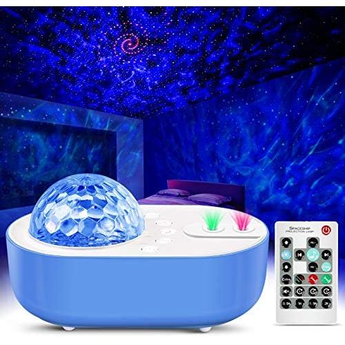 Star Projector Night Light Sky Galaxy Projector Ocean Wave Starry Night Light Projector with Bluetooth Music Speaker & Remote Control for Decor Bedroom, Home Theatre, Game Rooms, Kids