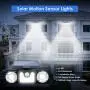 Solar Security Lights,Wellwerks 3 Head Motion Sensor Lights 83 LED Flood Lights Outdoor with 360° Rotatable IP65 Waterproof for Front Door Yard Garden Garagey, 2 Pack Solar Security Lights,Wellwerks 3 Head Motion Sensor Lights 83 LED Flood Lights Outdoor with 360° Rotatable IP65 Waterproof for Front Door Yard Garden Garagey, 2 Pack