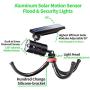 Solar Motion Sensor Light Outdoor Aluminum, 1400-Lumen(130W Equi.), 2-Mode Spotlight, Solar Emergency Flood Security Lights for Driveway Patio Path Garden, 160-Week 100% Free Replacement Guarantee