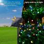 Joomer 2 Pack Solar Christmas Lights 72ft 200 LED 8 Modes Solar String Lights Waterproof Solar Fairy Lights for Garden, Patio, Fence, Balcony, Outdoors (Multi-Color)
