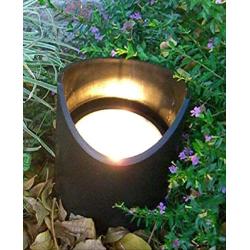 Best Pro Lighting Low Voltage Garden Outdoor Light Landscape Lighting Black Well Lights with - 50 Watt Halogen Bulb