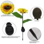 JHBOX Sunflower Decorative Solar Lights Outdoor Garden Stake, Patio Garden Solar Lights Outdoor, Sunflower Solar Garden Lights, Outdoor Patio Garden Sunflower Decor(2 Pack)