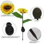 JHBOX Sunflower Decorative Solar Lights Outdoor Garden Stake, Patio Garden Solar Lights Outdoor, Sunflower Solar Garden Lights, Outdoor Patio Garden Sunflower Decor(2 Pack)