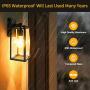 CINOTON Outdoor Indoor Wall Sconce, Outdoor Light Fixtures Wall Mount Anti-Rust Matte Black, IP65 Waterproof Outdoor Wall Lantern with Clear Glass Shade, E26 Socket Wall Lamp for Garage, Doorway CINOTON Outdoor Indoor Wall Sconce, Outdoor Light Fixtures Wall Mount Anti-Rust Matte Black, IP65 Waterproof Outdoor Wall Lantern with Clear Glass Shade, E26 Socket Wall Lamp for Garage, Doorway