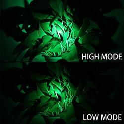 T-SUN LED Solar Spotlights 2W Dual Head LED Landscape Spotlight Outdoor IP65 Waterproof Auto ON/Off Solar Wall Lights for Garden, Yard, Driveway, Porch(Green)