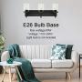 ELUZE Vanity Lighting 3 Lights Modern Bathroom Fixtures with Clear Glass Shade Vanity Lights for Living Room Kitchen Dining Room