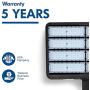 Hyperikon LED Parking Lot Lights, Shoebox Pole Street Light, 100-277V, Photocell, 480 Watts