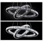 TongLan LED Modern Crystal Chandelier 19.7 x 11.8 inches Ceiling Pendant Light 2 Rings Adjustable Stainless Steel Lighting Fixtures Dining Room Living Room (White) TongLan LED Modern Crystal Chandelier 19.7 x 11.8 inches Ceiling Pendant Light 2 Rings Adjustable Stainless Steel Lighting Fixtures Dining Room Living Room (White)