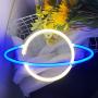iceagle Planet Light Neon Signs Neon Lights for Wall Decor,USB or Battery LED Signs for Bedroom, Decorative Neon Light Sign for Christmas,Birthday Party, Living Room, Girls,Kids Room