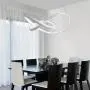 LightInTheBox Modern Chic LED Ring Chandelier Ceiling Pendant Light Hung Light Painting Lamp Fixture for Living Room Bedroom Dinning Room (Dimmable with Remote Control)