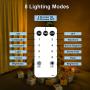 ELECWISH 33ft 100 LED String Lights Dimmable with Remote Control, IP65 Waterproof Decorative Lights for Bedroom Patio Garden Parties Wedding UL588 and TUVus Approved (RGYB)