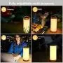 TaoTronics TT-DL23 Table Touch Sensor Beside Lamp Portable Lantern with Memory Function and 4000mAh Rechargeable Battery, Dimmable Night Lights for Bedroom, Living Room, Office, Outdoor Camping