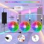 Led Lights for Bedroom,49.2 Feet of Music Sync Changing Color Led Strip Lights,40 Keys Remote and Application Control Rope Lights,Adjust 16 Million Colors Led Light Strips for Party Home Decoration
