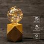LED Decorative Bulbs,LED Globe Fairy Light Bulb for Ambient Night Lighting, E26 Medium Base Edison with Starry Decorative String Lights for Bathroom, Bedroom, Living Room(G80 Fairy Bulb-4 Pack)