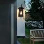 Outdoor Wall Lantern, 1-Light Outdoor Indoor Wall Sconce, Exterior Wall Sconce Fixture with Matte Black, Suitable for Entryway, Doorway, Porch, E26 Base LED Bulb