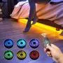 Under Bed Light,2m/6.56ftx2m Motion Activated Illumination RGB Color Include Warm Color Automatic Shut Off Timer LED Strip Lights Sensor Night Light for Bedside,Hallways,Wardrobe,Cabinet,Bedroom
