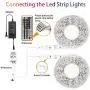 65.6ft Led Lights for Bedroom dalattin Led Strip Lights Color Changing Lights with 44 Keys Remote,2 Rolls of 32.8ft