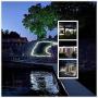 Buyagn 60Ft LED Rope Light, Cuttable & Connectable LED Strip Lights Outdoor Waterproof Decorative Lighting for Indoor/Outdoor,Eaves,Backyards Garden,Party and Christmas Decorations(Cold White)