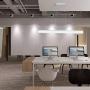 LED Linear Pendant Light Flush Mount Tube Modern Chandeliers for Office Dining Room Kitchen Table, 6000k, White
