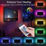 Cinlitek LED Strip Lights, LED TV Backlight 6.56ft for 40-60in Television USB TV Backlight Kit with Remote, 16 Color 5050, HDTV Bias Lamp, Waterproof Bias Lighting Led Light Strip for TV Desktop PC