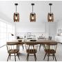 Wood Chandelier Rustic Chandeliers Farmhouse Round Pendant Chandelier 1 Light Small Chandelier