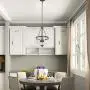 KSANA Glass Pendant Chandeliers for Dining Room, Kitchen Island, 12.5'' D