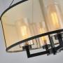Saint Mossi Mordern 4-Light Chandelier Lighting Flush Mount LED Ceiling Light Fixture Pendant Lamp for Dining Room Bathroom Bedroom Livingroom