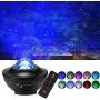 INST Star Light Projector for Bedroom Game Rooms, USB Star Light w/LED Star Night Light Projector for Kids, Ocean Wave Star, Built-in Music Player, Gift for All Ages