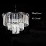 Meelighting 8 Lights Modern Contemporary Crystal Chandeliers Lights Pendant Ceiling Chandelier Lighting Fixture 3-Tier for Dining Room Living Room Meelighting 8 Lights Modern Contemporary Crystal Chandeliers Lights Pendant Ceiling Chandelier Lighting Fixture 3-Tier for Dining Room Living Room