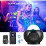 Star Projector, OUTAD Night Light Projector with 27 Modes of Galaxy, Nebula and Ocean Waves, Timing Function and Built-in Music Player, Suitable for Baby Bedroom, Game Rooms, Party
