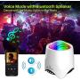 Starry Night Light Projector, E-POWIND Night Light for Kids, Star Light Projector for Bedroom with Remote, 8 Modes Star Projector for Ceiling for Adults, Bluetooth Speaker with Voice Control, Gift