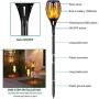 Ambaret Solar Lights Outdoor, Waterproof Flickering Flames Solar Torch Lights Outdoor Landscape Decoration Lights Dusk to Dawn Auto On/Off Security Dancing Flame Lighting for Patio Garden (4)