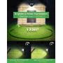 LITOM 12 LEDs Solar landscape Lights Outdoor Cold White + 60 LEDs Solar Motion Sensor Lights Cool White, IP67 Waterproof Solar Powered Security Wall Lights for Yard Garden Driveway Garage Fence 4 Pack