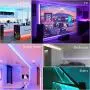 Led Strip Lights 32.8ft 10m, Music Sync/Remote Control RGB LED Light Strip, Color Changing 5050 LED Tape Lights for Home Bedroom Kitchen Bar TV Stairs Cabinet Desk Party Decoration α