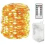 Twinkle Star 300 LED 99 FT Copper Wire String Lights Battery Operated 8 Modes with Remote, Waterproof Fairy String Lights for Indoor Outdoor Home Wedding Party Decoration, Warm White