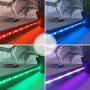 Sunjoyco RGB 12V LED Strip Lights 16.4 FT, Waterproof LED Tape Lights Color Changing LED Strip Lights with Remote for Bedroom Living Room Kitchen TV Bar Home Decoration