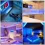 LED Strip Lights Sync to Music,UMICKOO 10M/32.8 feet Flexible Strip Light SMD 5050 RGB 300 LEDs with Remote Controll, Multi-Color Changing Light Strips for Ceiling Bar Counter Cabinet Decoration