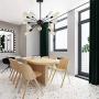 Sputnik Chandeliers 12 Lights Black Modern Pendant Light Fixtures Ceiling Hanging Light for Bedroom Dining Room Kitchen Island Living Room