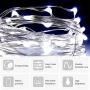 Ariceleo Led Fairy Lights Battery Operated, 4 Packs Mini Battery Powered Copper Wire Starry Fairy Lights for Bedroom, Christmas, Parties, Wedding, Centerpiece, Decoration (5m/16ft Cool White)