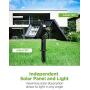 InnoGear Solar Lights Outdoor, 6 LED Solar Landscape Spotlights 2-in-1 IP65 Waterproof Auto On/Off Outdoor Lights Decorative Wall Light for Yard Garden Driveway Pathway Pool, Pack of 4 (White)