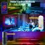 Smart WiFi LED Strip Lights,RGB Light Works with Alexa,Google Home Brighter 5050 LEDs,16 Million Colors, App Controlled Music Light Strip Color Changing led Strip Lights for Bedroom,Kitchen,TV, Party