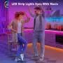 65.6ft Led Strip Lights, USTO Smart WiFi Led Lights Strip Work with Alexa and Google Home, Strip Lights Phone App Controlled Led Lights for Bedroom, Party, Home Decoration