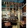 SUSUO Lighting Retro 6 Lamp Hemp Rope Chandelier Twisted Flaxen Rope Country Style Pendant Lights (#1)