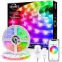 Led Strip Lights, Smart WiFi Led Lights 32.8ft Works with Alexa and Google Home, App Control, 16 Million Colors, Music Sync, RGB Color Changing Led Strips for Bedroom, Home, Tv, Kitchen, Party, Bar