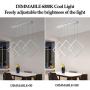 SUNMOO LED Modern Chandelier Pendant Lighting Dimmable Led Hanging Pendant Light for Dining Room Kitchen Bedroom Living Room 84W 6000K Cool Light (Silver)