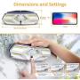 KBP Solar Lights Outdoor LED Motion Security Lights Solar Wall Lights with 3 Working Modes Wall Mount Waterproof Outdoor Lights for Fence Deck Patio Yard Garage
