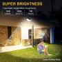 Solar Lights Outdoor Super Bright 194 LED, Solar Wireless Motion Sensor Lights Outdoor, IP65 Waterproof Wall Light, Easy Install Security Lights, for Front Door Garden Patio Pathway Yard(2 Pack)