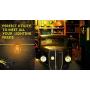 Construction Lights, Work Lights, String Light, String Lights Construction, Temporary Lighting, 100 Foot String with 10 Medium Base Sockets Indoor and Out-Door