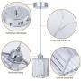 SHENGQINGTOP Modern Crystal Pendant Light for Kitchen Island, Bedroom, Living Room (Cuboid Pendant Light)