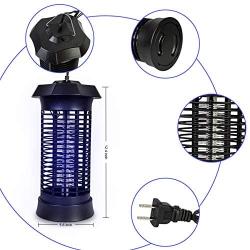 Bug Zapper 4200v Powered Electric Mosquito Killer Waterproof Fly Insect Trap for Backyard Patio Outdoor and Indoor(Black)